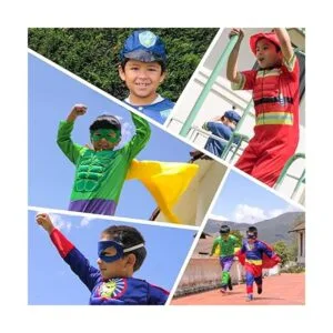 Teuevayl Disfraces musculosos de pecho para niños traje_3