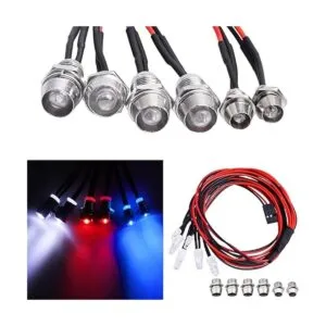 Hobbypark Juego de 6 luces LED RC para faros traseros para_2