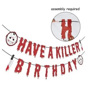 Have a Killer Banner de cumpleaños para el viernes el 13_2