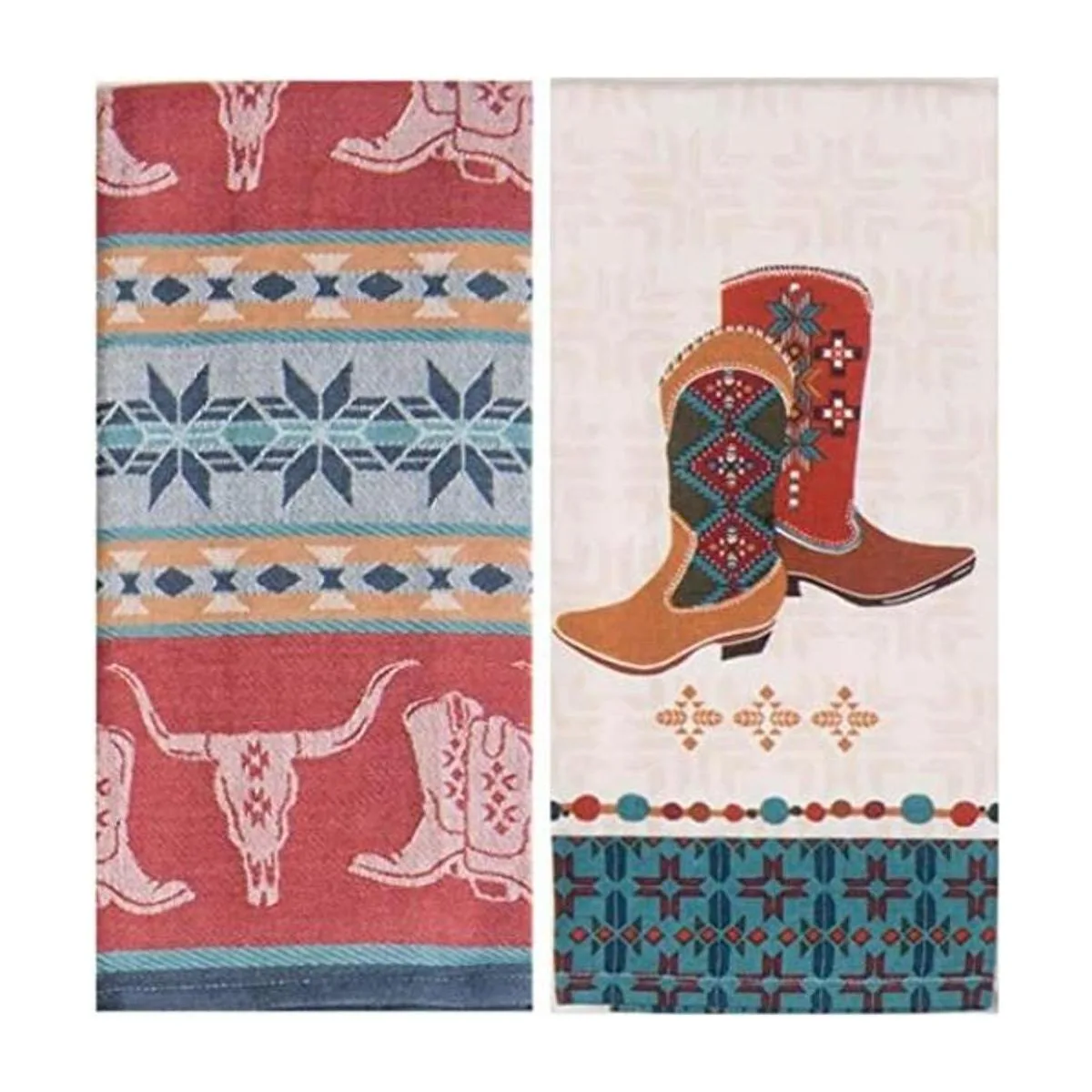Kay Dee Southwest at Heart Juego de 2 paños de cocina con_1