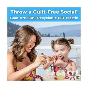 Super Fun botes de plátano reciclables paquete de 50