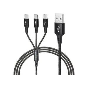 GELRHONR Cable divisor USB C cable de carga trenzado de_1