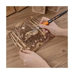 68 piezas de madera para quemar herramientas de leña con_6