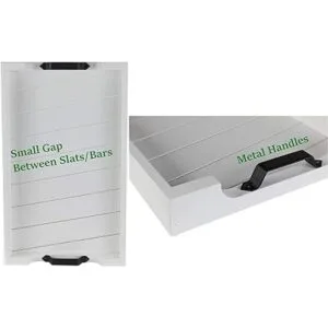 Bandeja grande decorativa de madera para mesa Bandeja