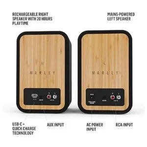 House of Marley Altavoces potentes para estantería con_3