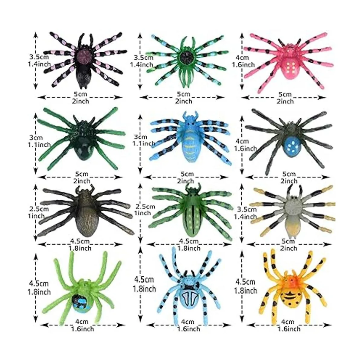 Figuras de animales realistas de Flormoon 12 piezas de_2