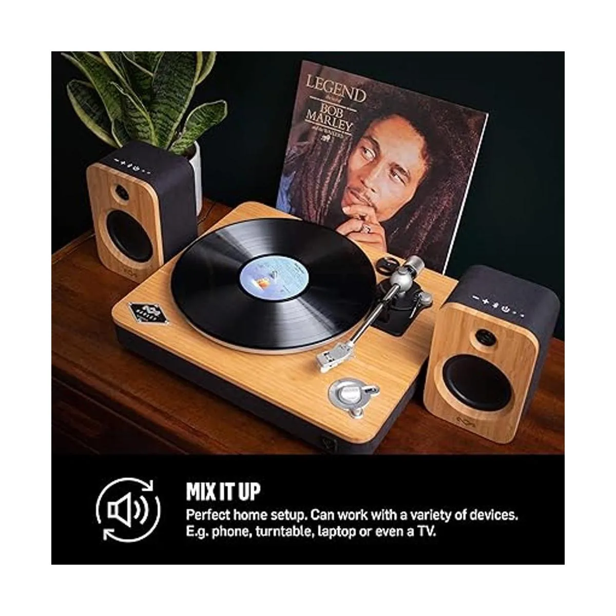 House of Marley Altavoces potentes para estantería con_4