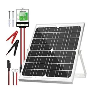 SOLPERK Kit de panel solar de 20 W 12 V cargador de_1