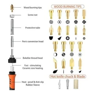 68 piezas de madera para quemar herramientas de leña con_3