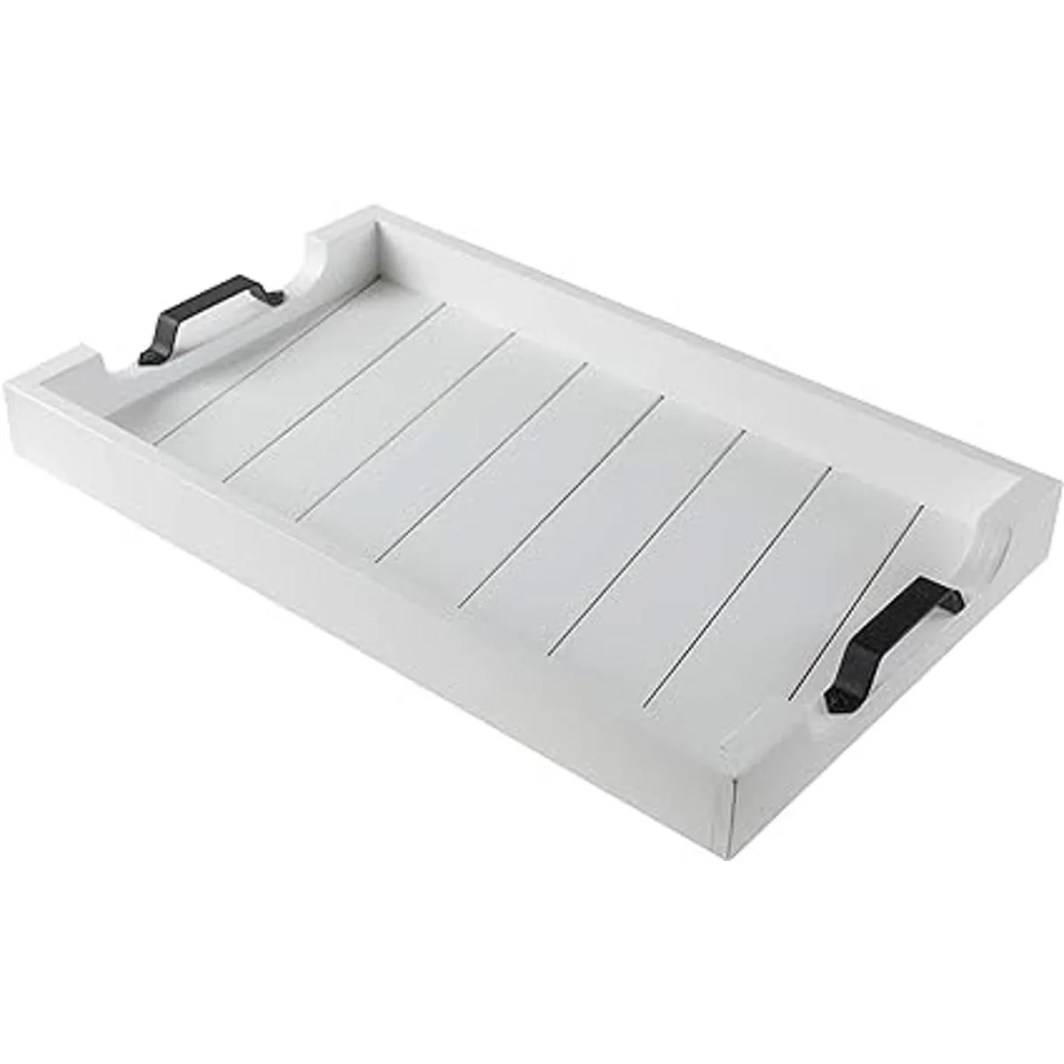 Bandeja grande decorativa de madera para mesa Bandeja