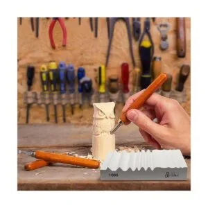 DDF iohEF Afilador de tallado de madera piedra de afilar_5