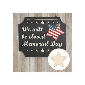 500 piezas de estrellas de madera de tamaño mixto con