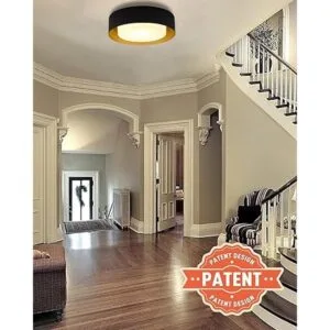 AUTELO Lámpara de techo empotrada pantalla de vidrio_5