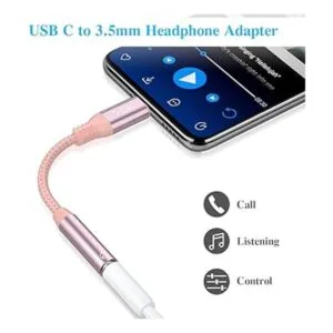 TITACUTE Adaptador de audio USB C a conector de 0.138 in_2