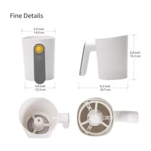 Tamiz de harina eléctrico a pilas para hornear capacidad_6