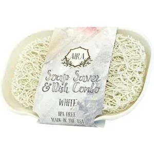 Aira Jabonera para jabón Plato para jabón sin BPA drena_2