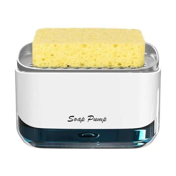 Kitchen Dish Soap Dispenser with Sponge Holder 2022_1