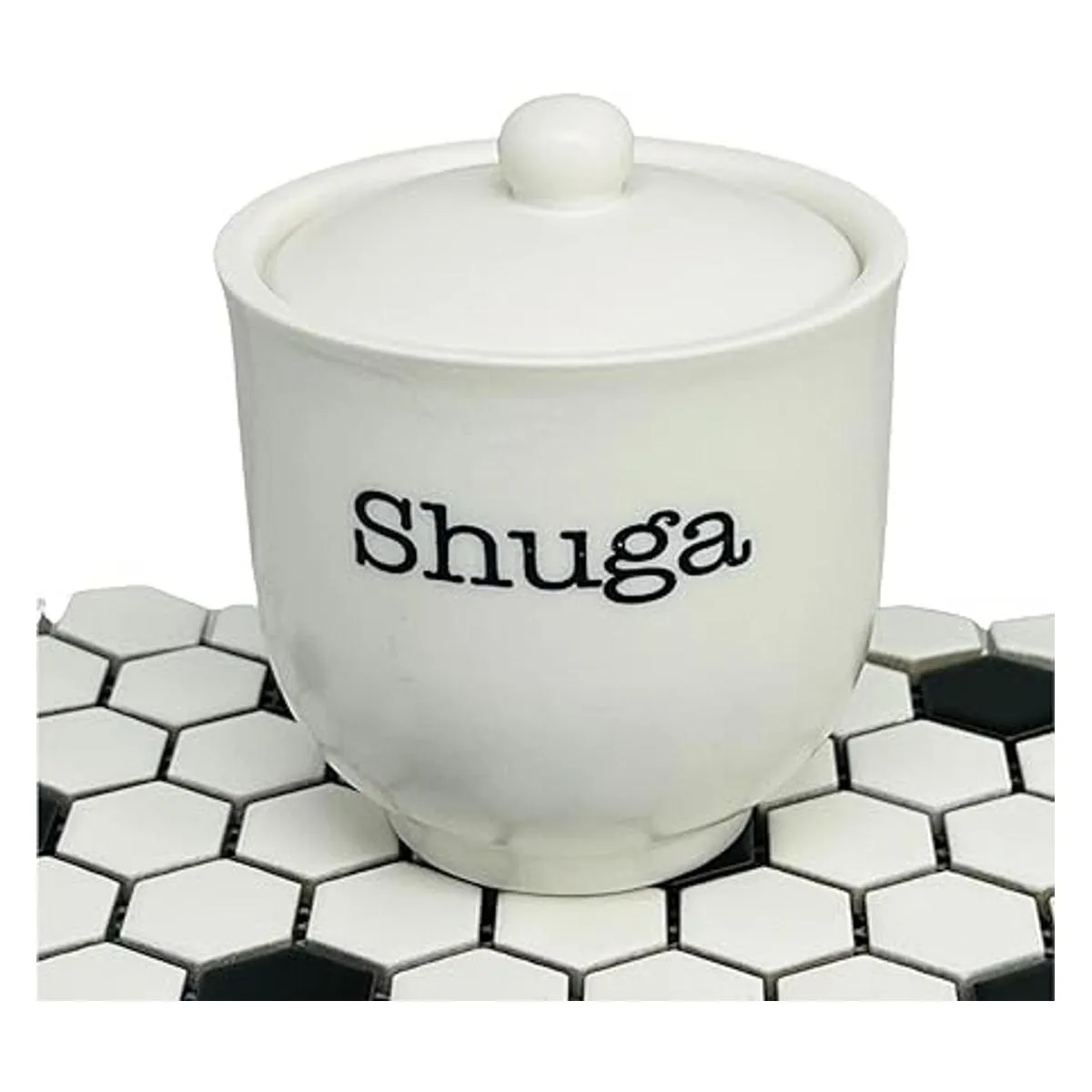 Azucarero Lindo plato de cerámica Shuga con tapa_5