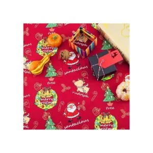 LUTER 17.7 x 21.7 in 10 piezas de tela de Navidad con_4