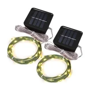 Mini luces cortas de jardín alimentadas por energía solar_1