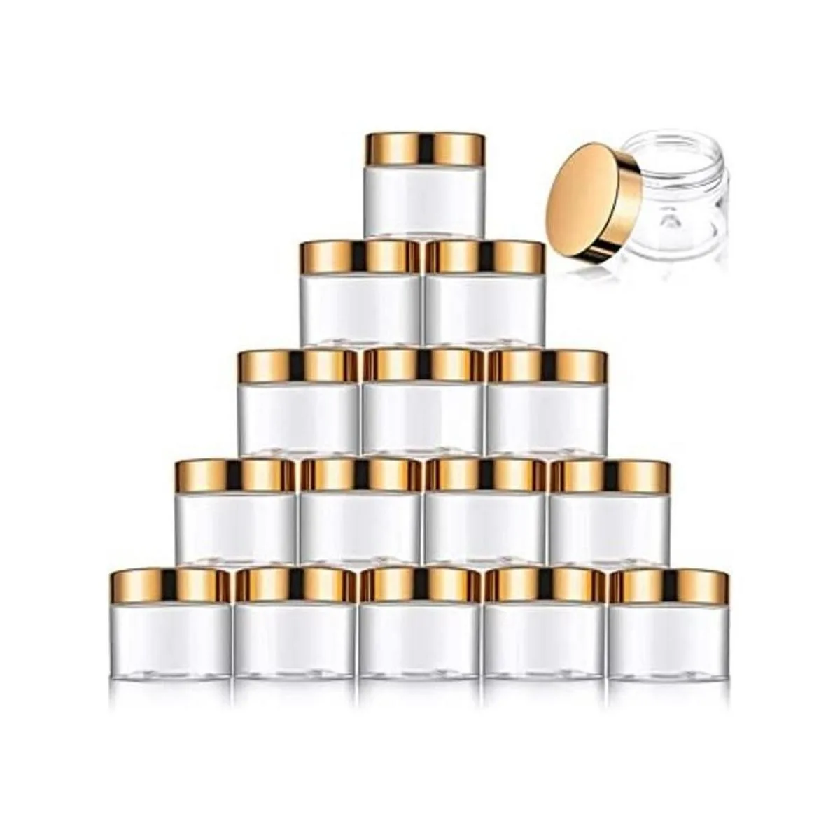 Recipiente de plástico redondo transparente a prueba de_1