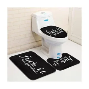 ArtSocket Juego de 4 cortinas de ducha divertidas con_4