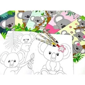 TINYMILLS Koalas libros para colorear para niños con 12_2