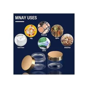 Recipiente de plástico redondo transparente a prueba de_3