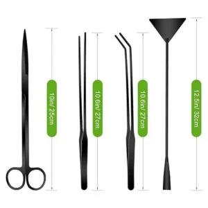 Catcan Quarium Aquascape Kit de herramientas 4 en 1