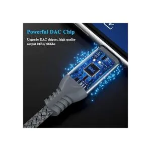 TITACUTE Adaptador de auriculares USB C para Galaxy Z Flip_3