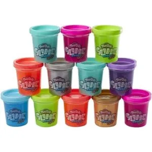 PlayDoh Slime HydroGlitz Paquete múltiple de 12 colores_2