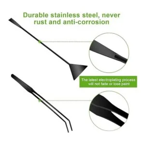 Catcan Quarium Aquascape Kit de herramientas 4 en 1