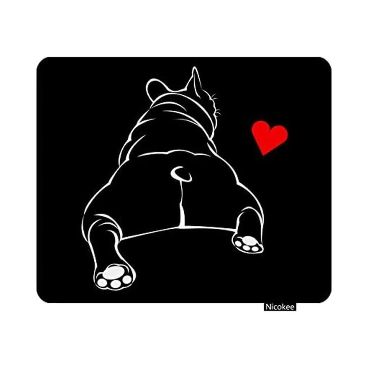Nicokee Alfombrilla de ratón para videojuegos adorable_1