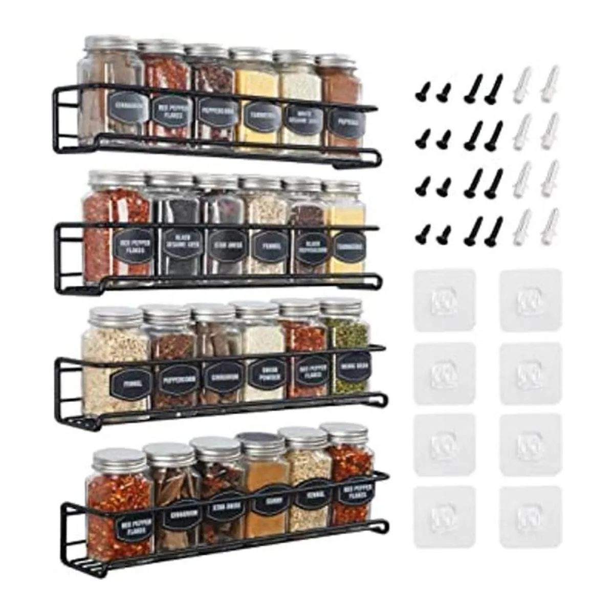 Soporte de pared para especias Organizador de especias