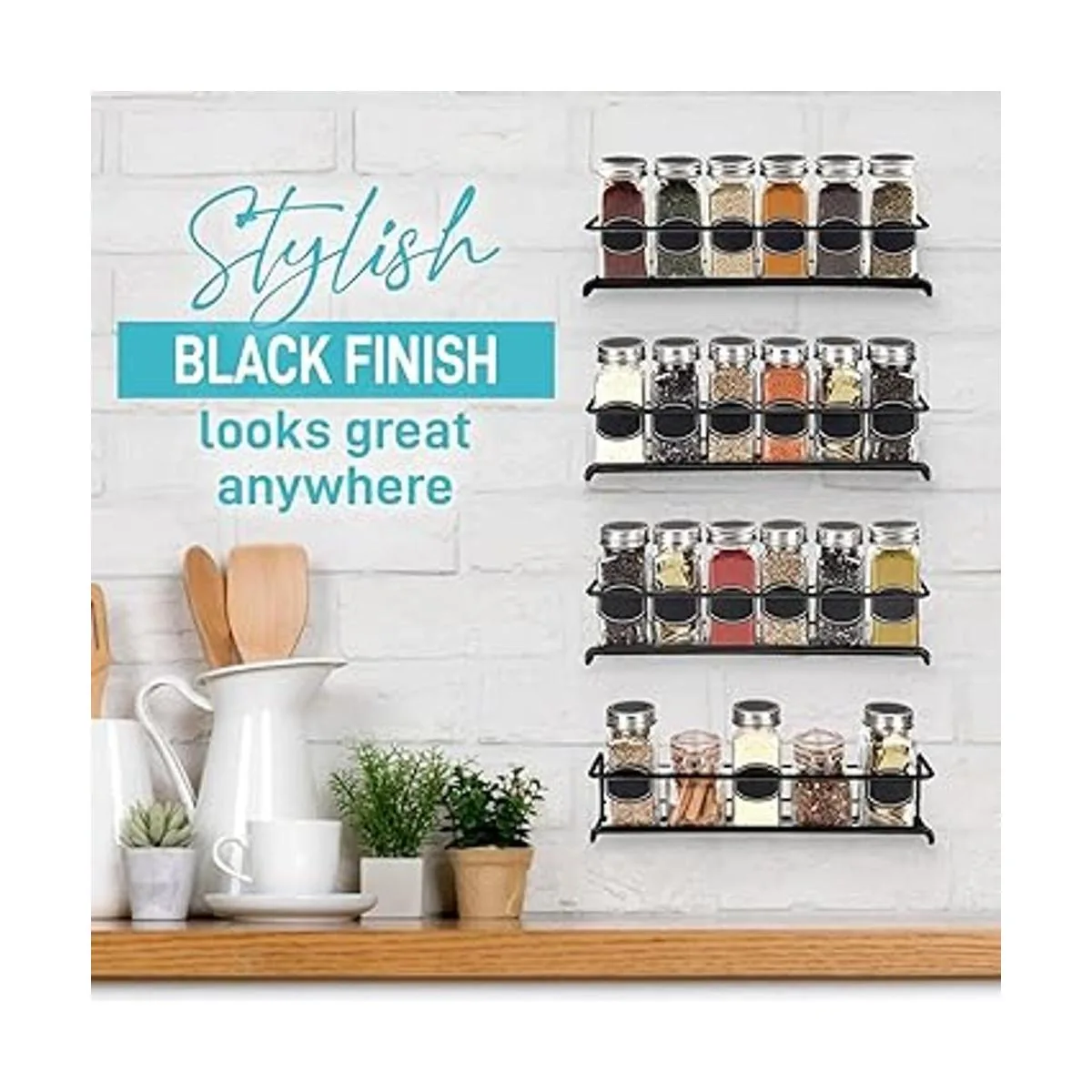 Soporte de pared para especias Organizador de especias