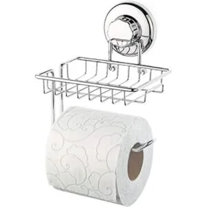 HASKO Accessories Soporte de papel higiénico con ventosa