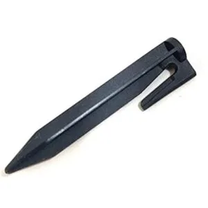 EMBerg 100 unidades estacas de alambre de plástico para