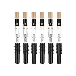 Helunsi Juego de 6 enchufes ajustables para candelabros_1