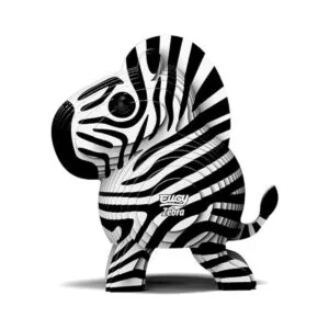 EUGY Rompecabezas de papel 3D ecológico Zebra 011 nuevo_3