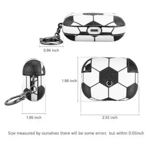 Funda para Airpods Pro diseño de fútbol de protección_4