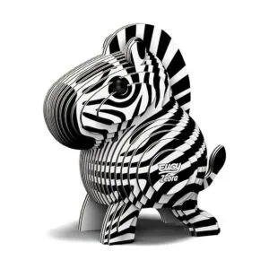 EUGY Rompecabezas de papel 3D ecológico Zebra 011 nuevo_1