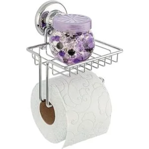 HASKO Accessories Soporte de papel higiénico con ventosa