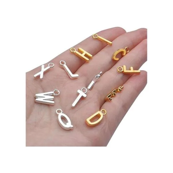 Dijes de letras a granel 104pcs AZ letras encantos del_6
