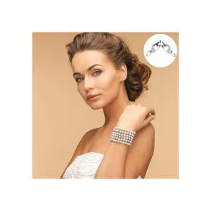 Juego de 1400 cuentas con puntas de nudo cubiertas de