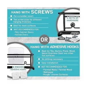 Soporte de pared para especias Organizador de especias