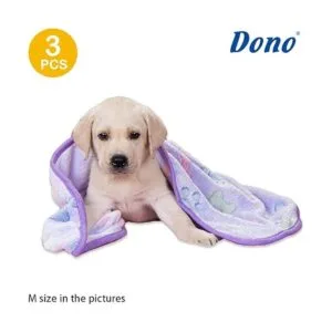 Dono 1 paquete de 3 mantas suaves y esponjosas con bonito_2