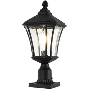 Luces de poste para exteriores de 20 pulgadas con base de