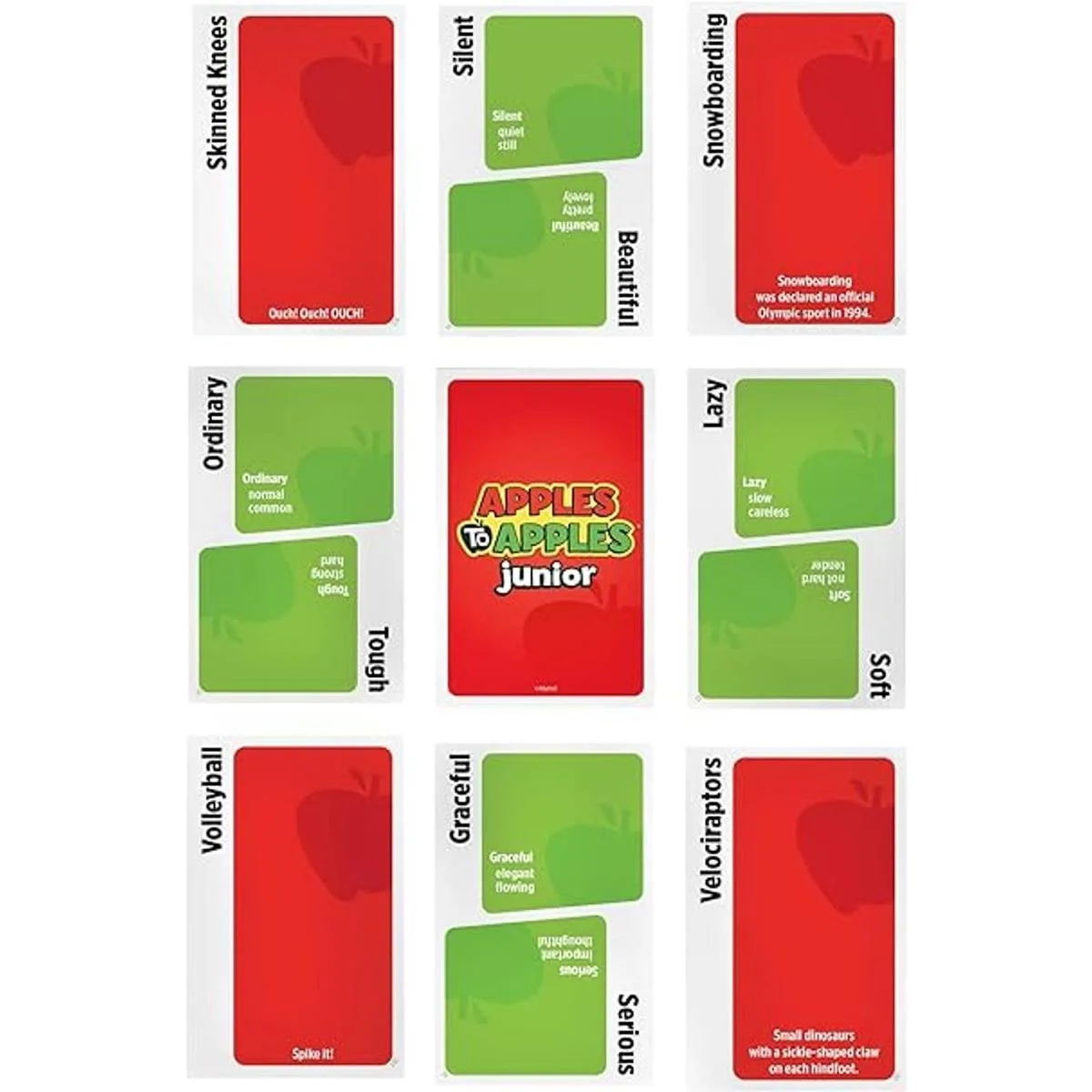 Apples to Apples Junior el juego de comparaciones locas_6