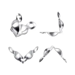 Juego de 1400 cuentas con puntas de nudo cubiertas de