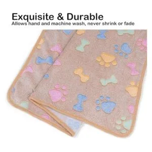 Dono 1 paquete de 3 mantas suaves y esponjosas con bonito_6